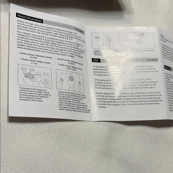 Silver and Blue Sleep Aid Device - Picture 7 of 8